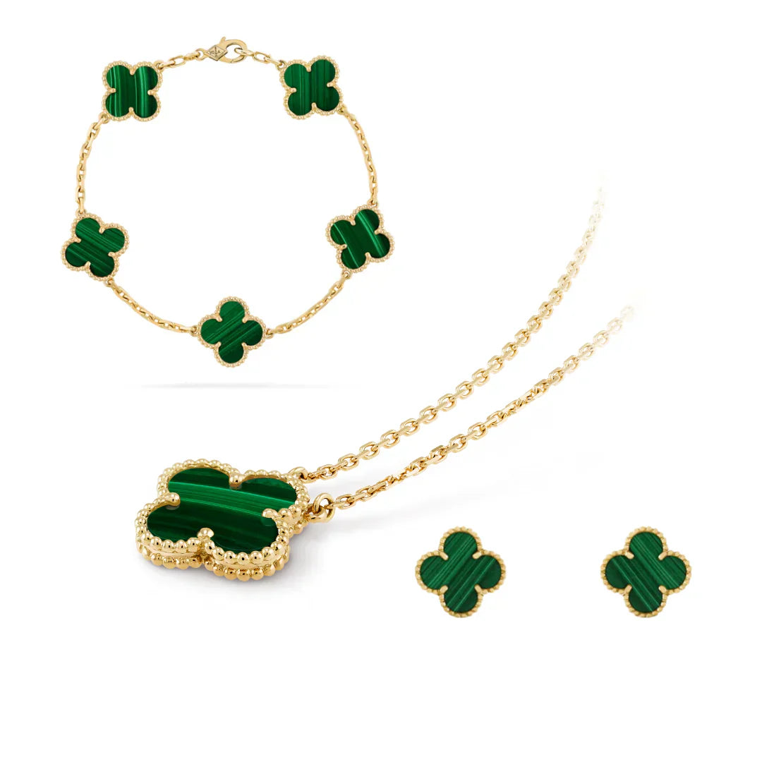 Luxe Radiant Set - Gold Grün