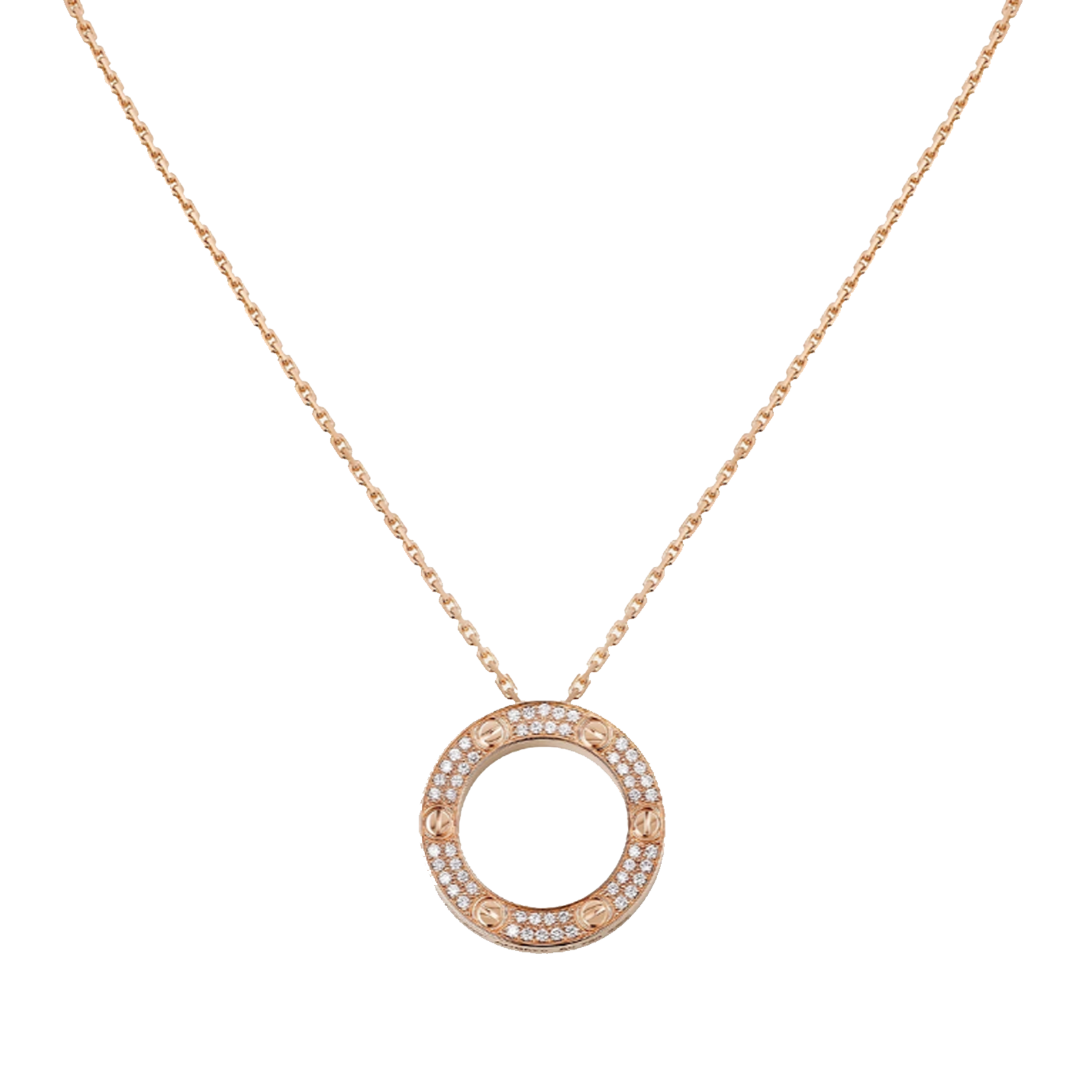 Ava Love Halskette - Diamant
