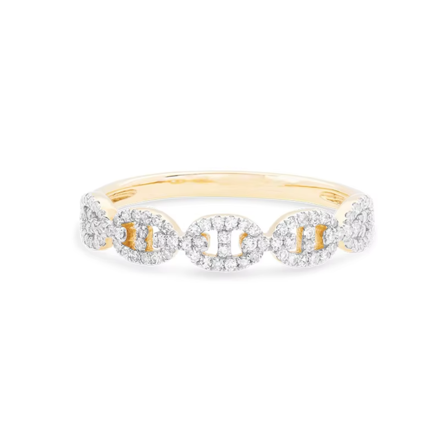 CD Ring mit Diamanten