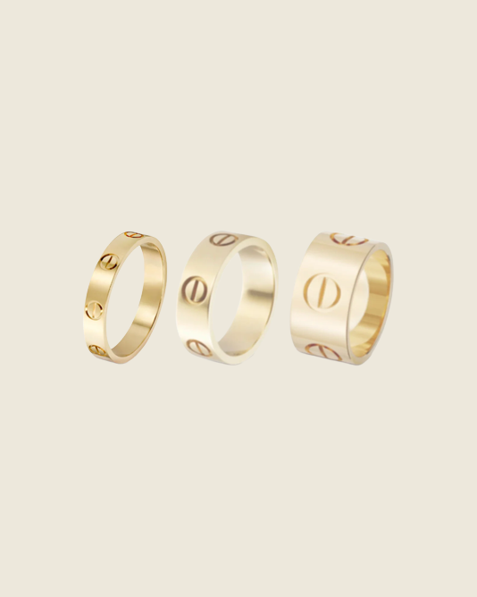 Ava Love Ring - Schmal